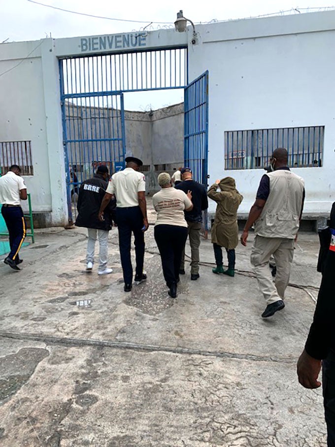 Entering a Haitian Prison Facility